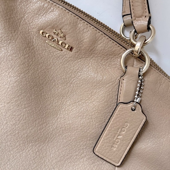 Coach Pebble Leather Small Kelsey Satchel Crossbody Bag - Picture 7 of 10